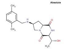 (3S,7S,8aS)-7-[(2,5-dimethylbenzyl)amino]-3-[(1R)-1-hydroxyethyl]hexahydropyrrolo[1,2-a]pyrazine-1,4-dione