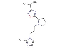 3-isopropyl-5-{1-[3-(2-methyl-1H-imidazol-1-yl)propyl]-2-pyrrolidinyl}-1,2,4-oxadiazole