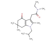 N-ethyl-2-(1-isobutyl-2,6,6-trimethyl-4-oxo-4,5,6,7-tetrahydro-1H-indol-3-yl)-N-methylacetamide