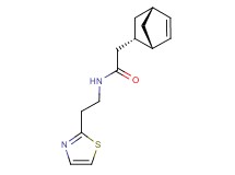 2-[(1S*,2S*,4S*)-bicyclo[2.2.1]hept-5-en-2-yl]-N-[2-(1,3-thiazol-2-yl)ethyl]acetamide