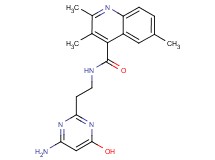 N-[2-(4-amino-6-hydroxy-2-pyrimidinyl)ethyl]-2,3,6-trimethyl-4-quinolinecarboxamide