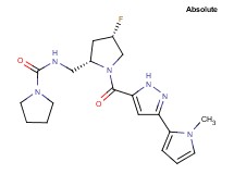N-[((2S,4S)-4-fluoro-1-{[3-(1-methyl-1H-pyrrol-2-yl)-1H-pyrazol-5-yl]carbonyl}pyrrolidin-2-yl)methyl]pyrrolidine-1-carboxamide