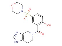 4-(morpholin-4-ylsulfonyl)-2-(1,4,6,7-tetrahydro-5H-imidazo[4,5-c]pyridin-5-ylcarbonyl)phenol