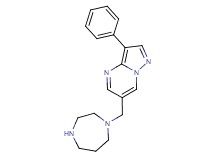 6-(1,4-diazepan-1-ylmethyl)-3-phenylpyrazolo[1,5-a]pyrimidine dihydrochloride