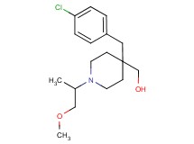[4-(4-chlorobenzyl)-1-(2-methoxy-1-methylethyl)-4-piperidinyl]methanol