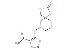 7-[(4-isopropyl-1,2,3-thiadiazol-5-yl)methyl]-1-oxa-3,7-diazaspiro[4.5]decan-2-one