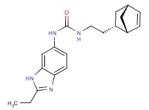 N-{2-[(1S*,2S*,4S*)-bicyclo[2.2.1]hept-5-en-2-yl]ethyl}-N'-(2-ethyl-1H-benzimidazol-6-yl)urea