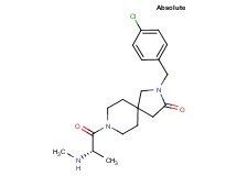 2-(4-chlorobenzyl)-8-(N-methyl-L-alanyl)-2,8-diazaspiro[4.5]decan-3-one hydrochloride
