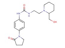 N-{2-[2-(hydroxymethyl)piperidin-1-yl]ethyl}-N'-[4-(2-oxopyrrolidin-1-yl)phenyl]urea