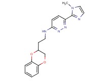 N-[2-(2,3-dihydro-1,4-benzodioxin-2-yl)ethyl]-6-(1-methyl-1H-imidazol-2-yl)pyridazin-3-amine