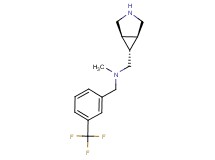 1-[(1R*,5S*,6r*)-3-azabicyclo[3.1.0]hex-6-yl]-N-methyl-N-[3-(trifluoromethyl)benzyl]methanamine
