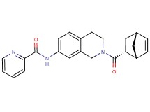 N-{2-[(1R*,2R*,4R*)-bicyclo[2.2.1]hept-5-en-2-ylcarbonyl]-1,2,3,4-tetrahydro-7-isoquinolinyl}-2-pyridinecarboxamide