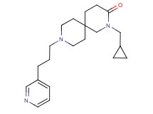 2-(cyclopropylmethyl)-9-(3-pyridin-3-ylpropyl)-2,9-diazaspiro[5.5]undecan-3-one