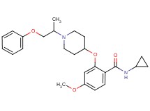 N-cyclopropyl-4-methoxy-2-{[1-(1-methyl-2-phenoxyethyl)-4-piperidinyl]oxy}benzamide
