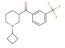 (1-cyclobutyl-3-piperidinyl)[3-(trifluoromethyl)phenyl]methanone