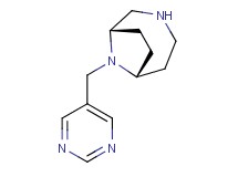 (1S*,6R*)-9-(pyrimidin-5-ylmethyl)-3,9-diazabicyclo[4.2.1]nonane
