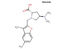 (4R)-4-(dimethylamino)-1-[(3,5-dimethyl-1-benzofuran-2-yl)methyl]-L-proline