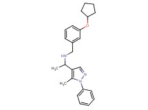 N-[3-(cyclopentyloxy)benzyl]-1-(5-methyl-1-phenyl-1H-pyrazol-4-yl)ethanamine
