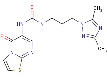 N-[3-(3,5-dimethyl-1H-1,2,4-triazol-1-yl)propyl]-N'-(5-oxo-5H-[1,3]thiazolo[3,2-a]pyrimidin-6-yl)urea