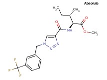 methyl N-({1-[3-(trifluoromethyl)benzyl]-1H-1,2,3-triazol-4-yl}carbonyl)-L-isoleucinate