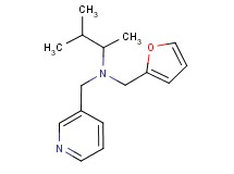 (1,2-dimethylpropyl)(2-furylmethyl)(pyridin-3-ylmethyl)amine