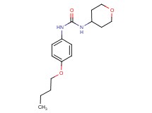 N-(4-butoxyphenyl)-N'-(tetrahydro-2H-pyran-4-yl)urea
