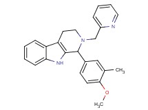 1-(4-methoxy-3-methylphenyl)-2-(2-pyridinylmethyl)-2,3,4,9-tetrahydro-1H-beta-carboline