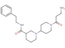 1'-beta-alanyl-N-(2-phenylethyl)-1,4'-bipiperidine-3-carboxamide dihydrochloride