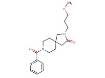 2-(3-methoxypropyl)-8-(2-pyridinylcarbonyl)-2,8-diazaspiro[4.5]decan-3-one
