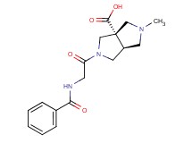 (3aS*,6aS*)-2-[(benzoylamino)acetyl]-5-methylhexahydropyrrolo[3,4-c]pyrrole-3a(1H)-carboxylic acid