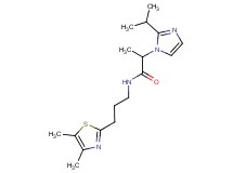 N-[3-(4,5-dimethyl-1,3-thiazol-2-yl)propyl]-2-(2-isopropyl-1H-imidazol-1-yl)propanamide