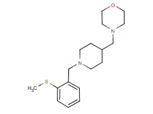 4-({1-[2-(methylthio)benzyl]-4-piperidinyl}methyl)morpholine