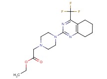 ethyl {4-[4-(trifluoromethyl)-5,6,7,8-tetrahydroquinazolin-2-yl]piperazin-1-yl}acetate