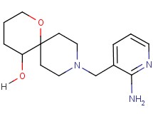 9-[(2-amino-3-pyridinyl)methyl]-1-oxa-9-azaspiro[5.5]undecan-5-ol