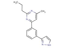 4-methyl-2-propyl-6-[3-(1H-pyrazol-3-yl)phenyl]pyrimidine