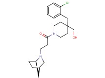 [1-{3-[(1R*,4R*)-2-azabicyclo[2.2.1]hept-2-yl]propanoyl}-4-(2-chlorobenzyl)-4-piperidinyl]methanol