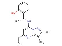 2-{1-[(5-ethyl-2,3-dimethylpyrazolo[1,5-a]pyrimidin-7-yl)amino]ethyl}phenol