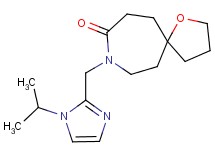 8-[(1-isopropyl-1H-imidazol-2-yl)methyl]-1-oxa-8-azaspiro[4.6]undecan-9-one