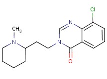 8-chloro-3-[2-(1-methylpiperidin-2-yl)ethyl]quinazolin-4(3H)-one