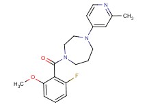 1-(2-fluoro-6-methoxybenzoyl)-4-(2-methyl-4-pyridinyl)-1,4-diazepane
