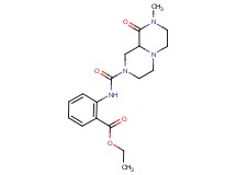 ethyl 2-{[(8-methyl-9-oxooctahydro-2H-pyrazino[1,2-a]pyrazin-2-yl)carbonyl]amino}benzoate