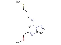 5-(methoxymethyl)-N-[3-(methylthio)propyl]pyrazolo[1,5-a]pyrimidin-7-amine