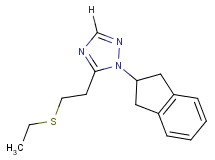 1-(2,3-dihydro-1H-inden-2-yl)-5-[2-(ethylthio)ethyl]-1H-1,2,4-triazole