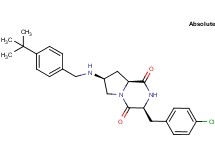 (3S,7S,8aS)-7-[(4-tert-butylbenzyl)amino]-3-(4-chlorobenzyl)hexahydropyrrolo[1,2-a]pyrazine-1,4-dione