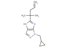 1-(cyclopropylmethyl)-5-(1,1-dimethyl-3-buten-1-yl)-1,4-dihydroimidazo[4,5-c]pyrazole