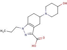 5-(4-hydroxypiperidin-1-yl)-1-propyl-4,5,6,7-tetrahydro-1H-indazole-3-carboxylic acid