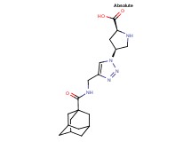 (4S)-4-(4-{[(1-adamantylcarbonyl)amino]methyl}-1H-1,2,3-triazol-1-yl)-L-proline hydrochloride