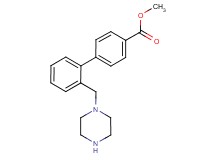methyl 2'-(piperazin-1-ylmethyl)biphenyl-4-carboxylate