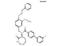 3'-fluoro-N-{3-methoxy-4-[2-(2-pyridinyl)ethoxy]benzyl}-N-[(3S)-2-oxo-3-azepanyl]-4-biphenylcarboxamide