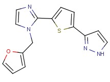 3-{5-[1-(2-furylmethyl)-1H-imidazol-2-yl]-2-thienyl}-1H-pyrazole